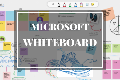 Microsoft Whiteboard para la enseñanza en línea